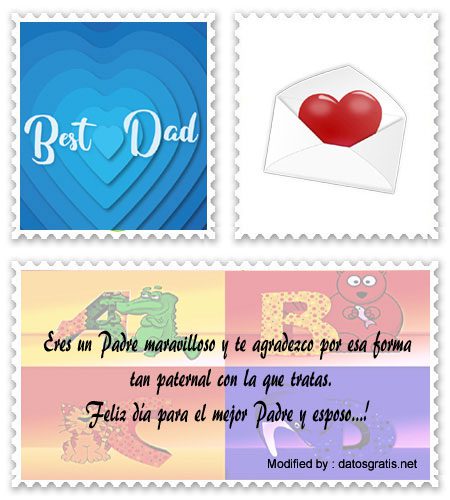 Cartas para mi esposo por el Día del Padre | Saludos para Día del Padre