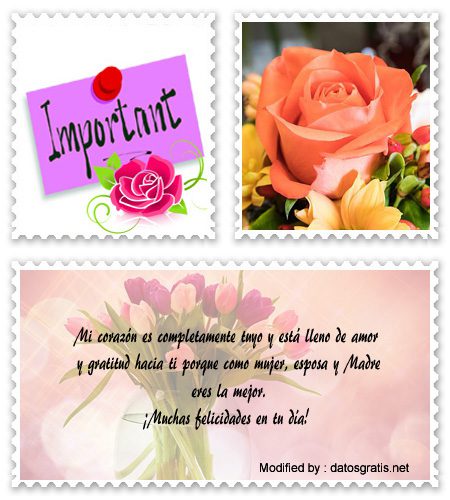Frases por el Día de la Madre para mi esposa | Feliz Día de la Madre Frases por el Día de la Madre para mi esposa | Feliz Día de la Madre