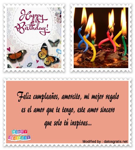 Mensajes de amor a mi novio por su cumpleaños | Cartas de amor - Mensajes de amor a mi novio por su cumpleaños | Cartas de amor -