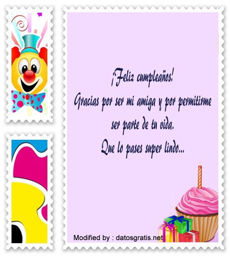 Mensajes Y Cartas De Cumpleaños Para Mi Amiga Con Imàgenes 