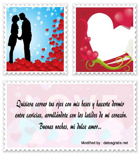 Bellos mensajes de buenas noches mi amor | Frases romànticas Bellos mensajes de buenas noches mi amor | Frases romànticas