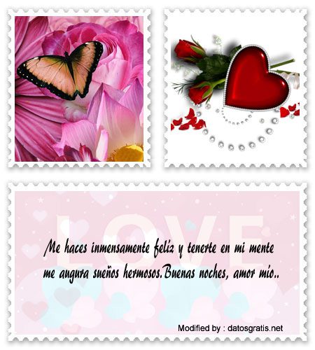 Bellos mensajes de buenas noches mi amor | Frases romànticas Bellos mensajes de buenas noches mi amor | Frases romànticas