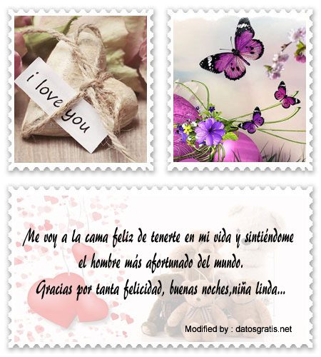Bellos mensajes de buenas noches mi amor | Frases romànticas Bellos mensajes de buenas noches mi amor | Frases romànticas