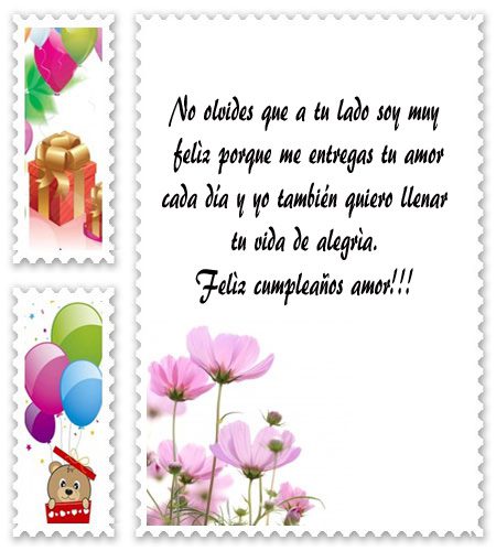 Bellos Mensajes De Cumpleaños Para Mi Novio | Frases De Cumpleaños -  Datosgratis.net