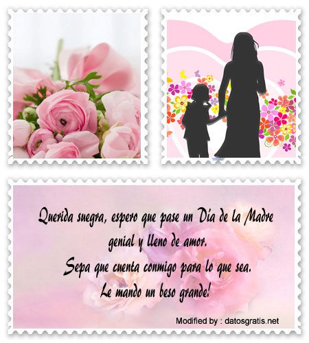 Saludos Día de la Madre para mi suegra | Felíz Día de la Madre Saludos Día de la Madre para mi suegra | Felíz Día de la Madre